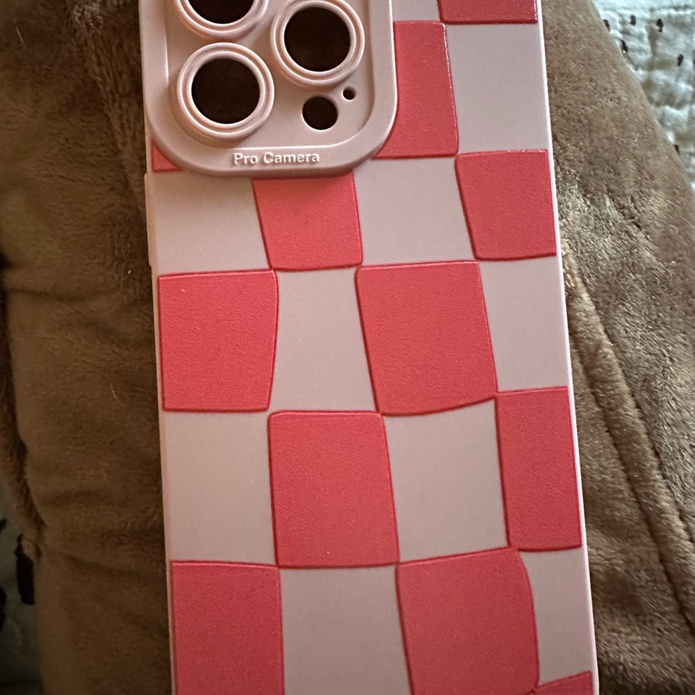 Stylish Pink and Cream Phone Case